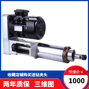 3P74气动钻孔动力头伺服钻孔专机自动钻床气动进给深孔钻削主轴头