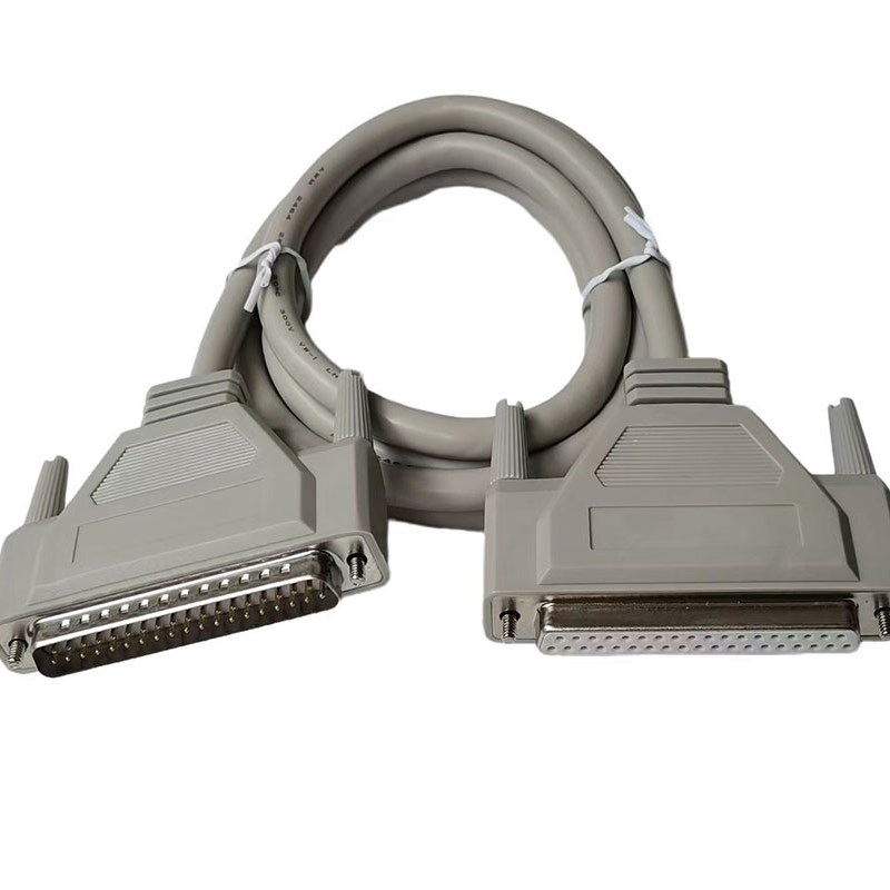 纯铜DB37连接线公对公 公对母 母对母37针数据线针对针 37P延长线