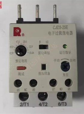 常熟开关厂CJD3系列CJD3-25 50 105 200 450电子过载继电器