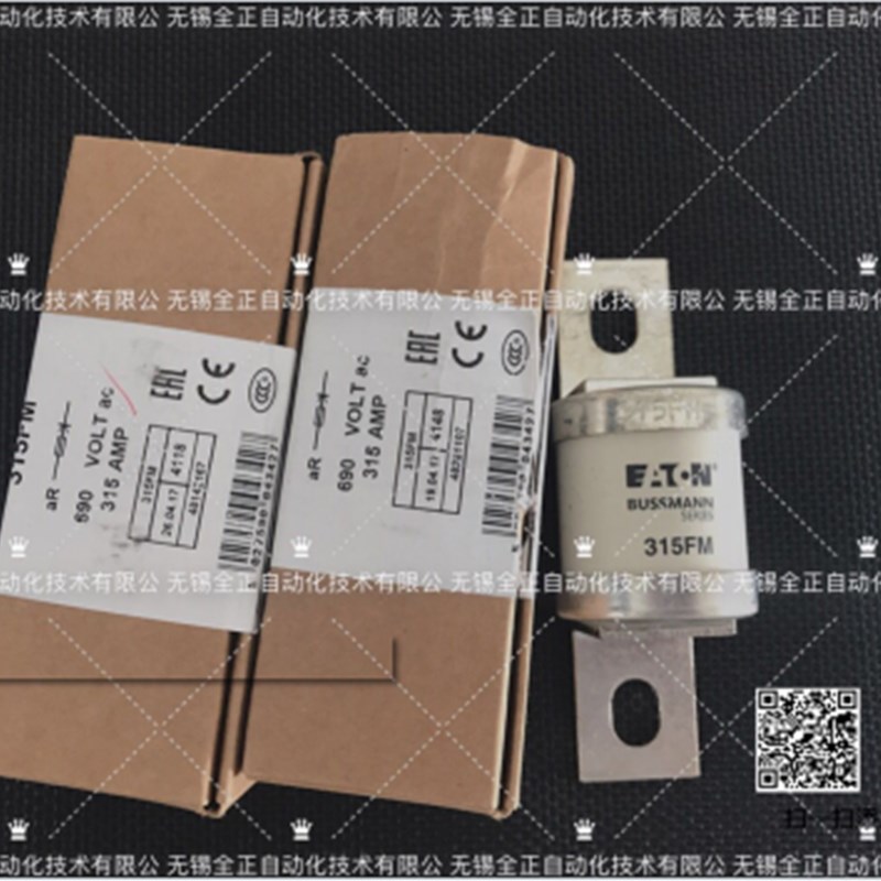 原装进口BUSSMANN 315AMP保险丝管 315FM690V快速熔断器