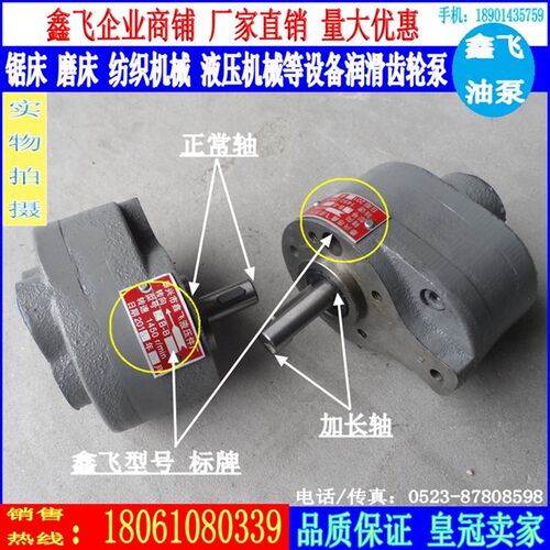 CB-B10F安阳CW6163B机床配件CB-B2.5F齿轮泵CB-B4F反向油泵CB-B6F