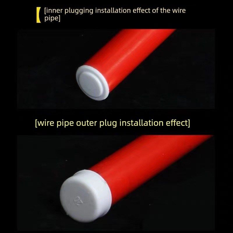 线管堵帽16 20 25杯梳堵头管帽保护盖子KBG焊管镀锌管塑料防尘塞