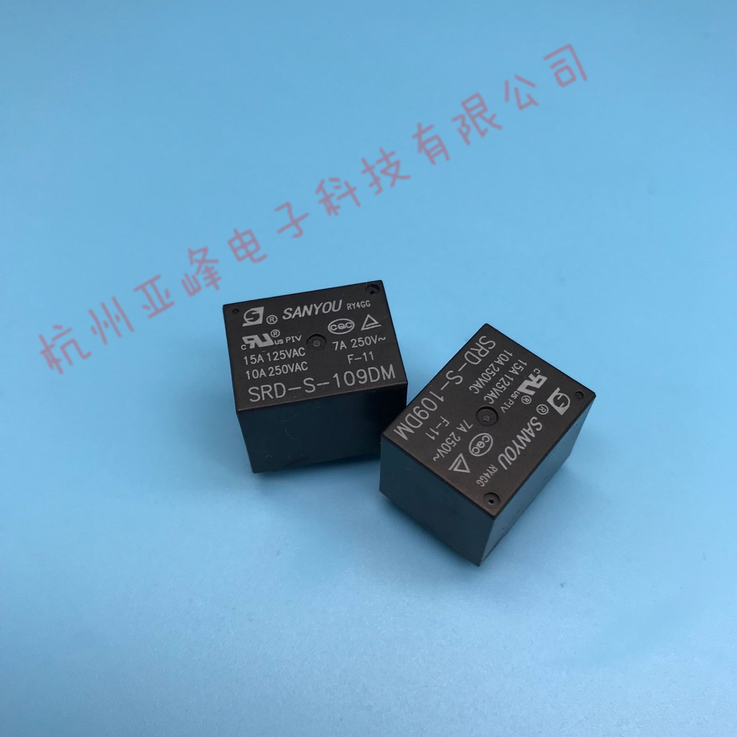 三友继电器SRD-S-109DM一组常开4脚10A250VAC HF3FF-9VDC-1HS T73