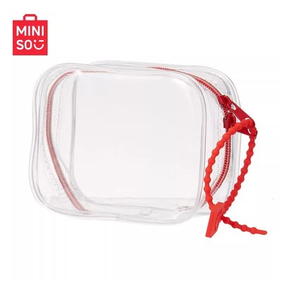 名创优品方形透明收纳包（13*10*5cm）娃娃玩偶防尘展示外出痛包