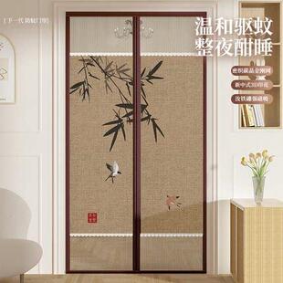 免打孔防蚊门帘2025新款强磁吸隔断纱门磁铁魔术贴卧室入户门纱帘