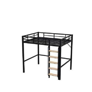 铁架床上下两层小户型宿舍公寓上床下桌省空间双层高架铁艺高架床