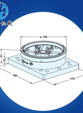 瑞士原装正品爱路华 ER-02412 机床强力卡盘P的标准卡盘