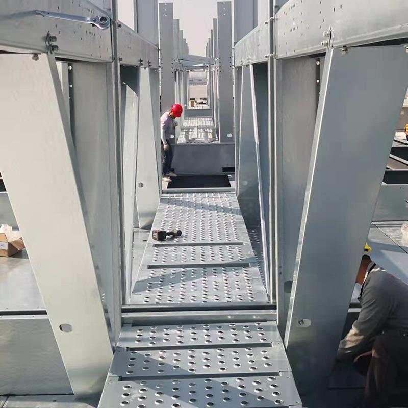 供应开式钢板塔全钢冷却塔 横流式钢板冷却塔 逆流式钢板冷却水塔