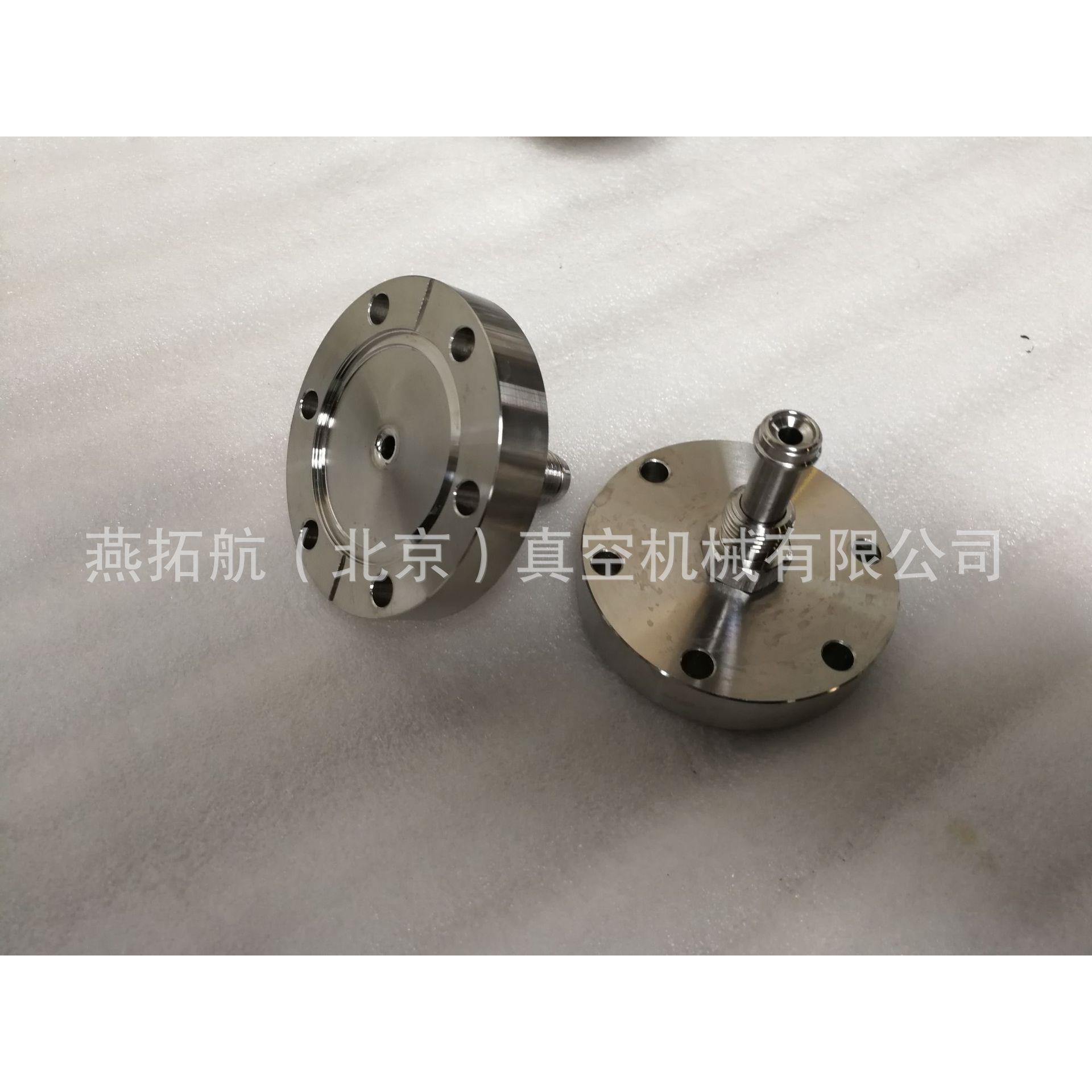 304不锈钢CF35-1/4VCR公头转接法兰 CF16-VCR世伟洛克外丝转接头