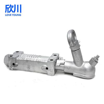 欣川澳式推车撞击式连接器拖车盖球罩铸造2吨50mm球头盖牵引接头