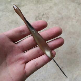 七针坊家四代针头 专业手工牛角勾针柄定做 手钩编织工具天然角柄