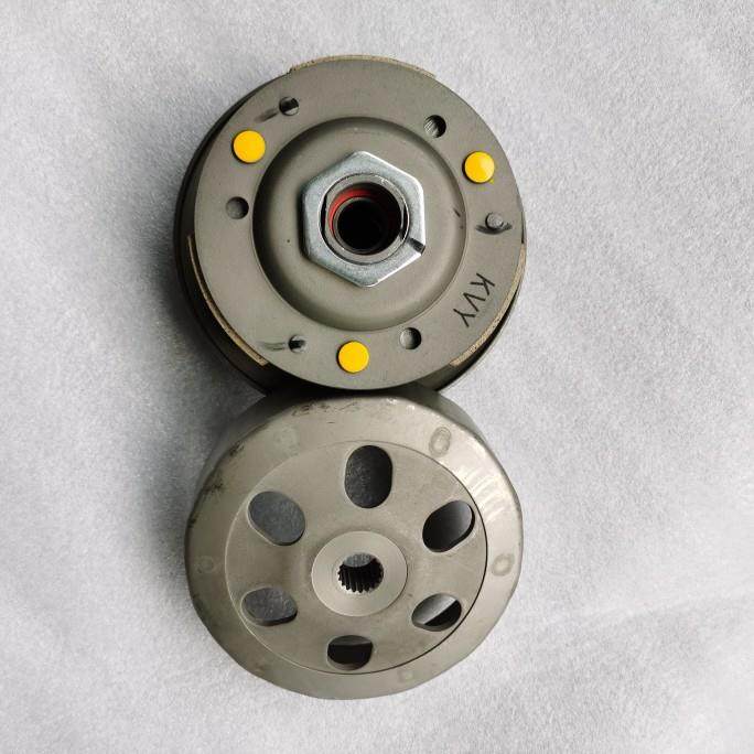 五羊牌摩托车WY100T-2D 光速先鹰XY110T-2E皮带轮 后离合器总成