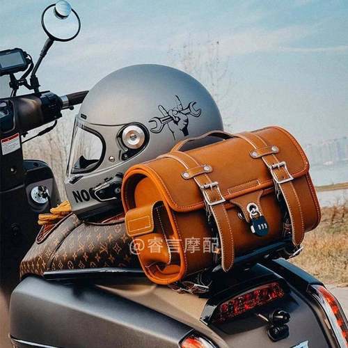 摩托车尾包防水复古电动车150踏板维多利亚ns125la尾箱后货架挂包