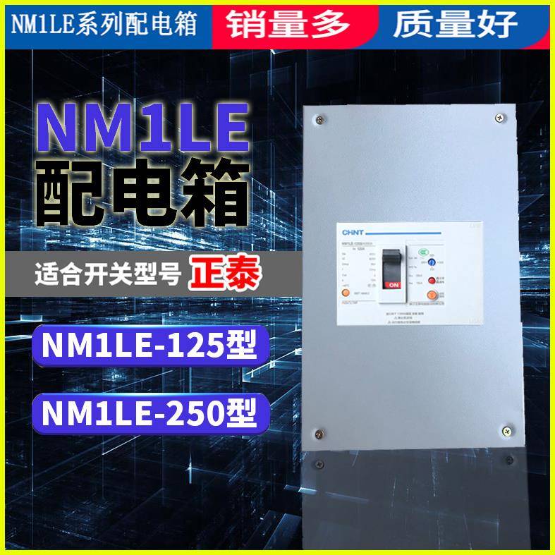 正泰NM1LE-系列漏电断路器专用配电箱NM1LE-125型NM1LE-250型铁箱
