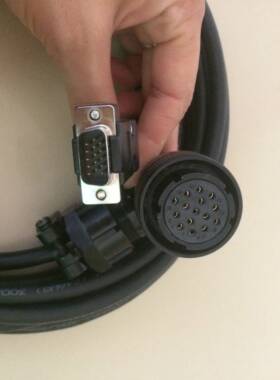 正弦伺服电机编码器线 A18-LB-H115-15M 伺服EA180通信信号线