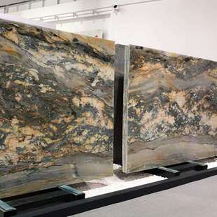 大理石奢石水晶海蓝宝 岛台餐桌面天然大理石洗手池台面