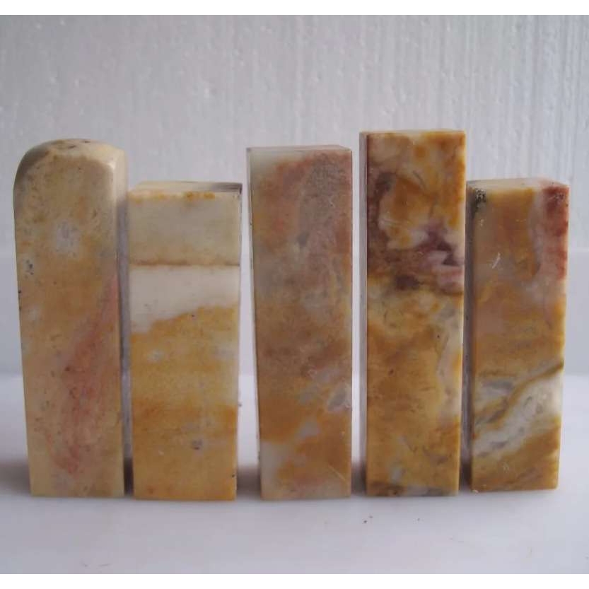 青田云和小顺石素章欣赏金石篆刻印章5方正方3-2.5高10.03-8.8CM