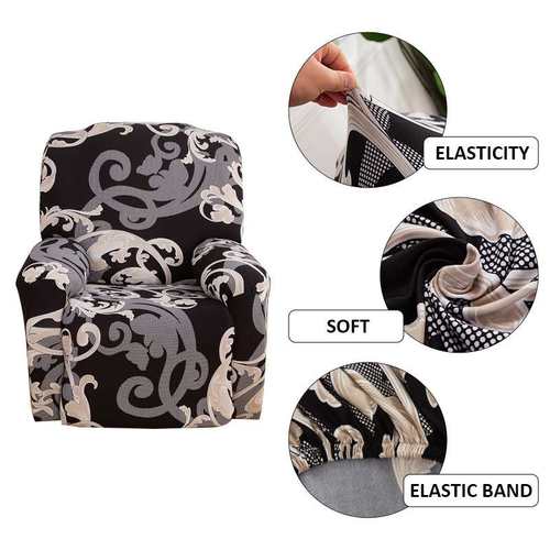 弹力印花145gms芝华士用沙发套 简约弹力芝华士沙发套家用躺椅套