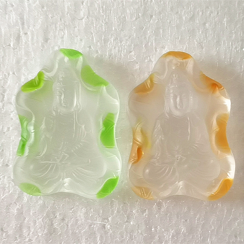 男女士车内汽车挂件平安琉璃挂饰车载观音送福B车饰佛像车挂礼品