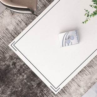 皮革桌垫意式极简轻奢高级感餐桌垫防水防油无味加厚防烫茶几桌布