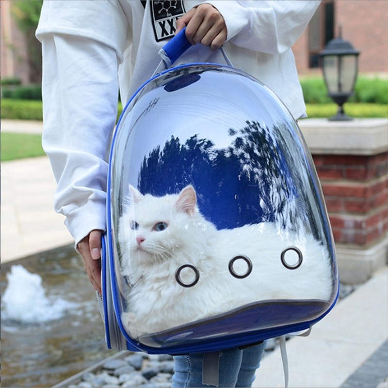 【新疆包邮】全景太空包猫包宠物外出包猫笼子便携舱双肩背包狗狗