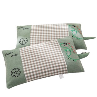 儿童荞麦皮枕头1-3-6-12岁以上宝宝幼儿园枕芯小学生午睡枕水洗棉