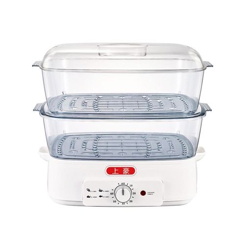 上豪KA-2800定时防干烧电蒸箱8秒出蒸气双层28L大容量电蒸笼锅