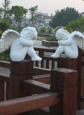 欧式花园庭院阳台婚庆装饰丘比特小天使人物景观雕塑户外创意摆件