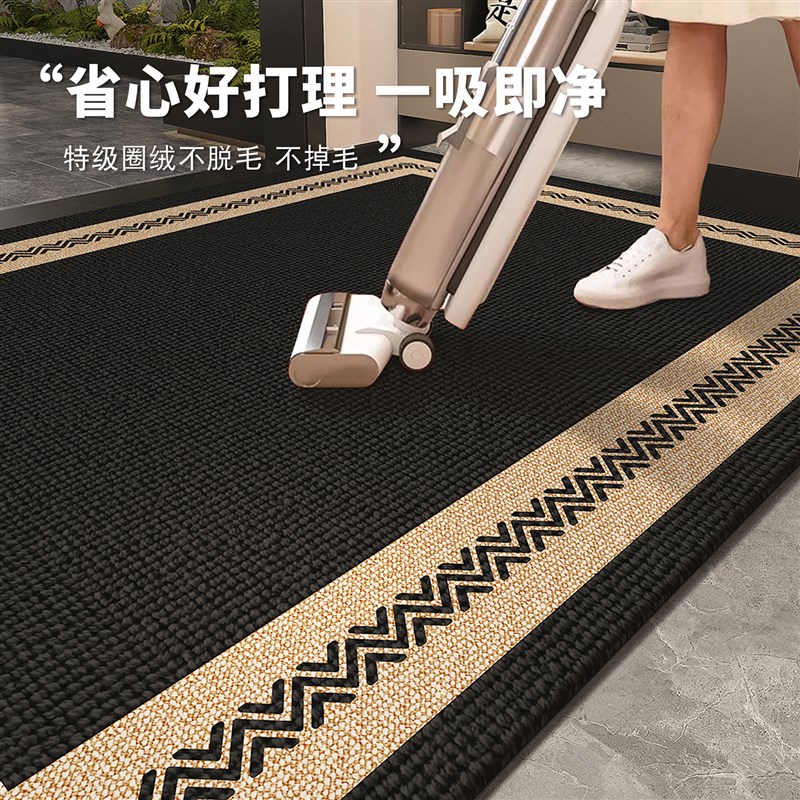 入户门地垫家用轻奢高级感入户大门口防滑脚垫子进门玄关耐脏地毯