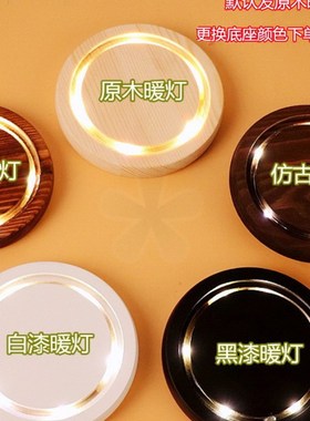 应援棒展示盒防尘收纳摆件积木纪念品透明模型装饰盒子干燥花玻璃