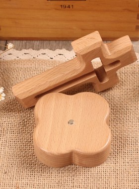 十字架实木桌面摆件创意榉木家居客厅玄关摆饰工艺品电视柜小摆台