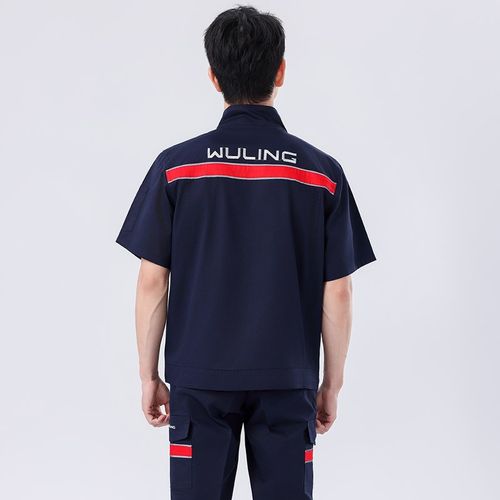 秋冬季五菱工作服男装长袖套装4s店工装定制汽修售后厂服劳保服