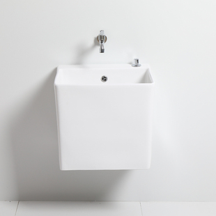 挂墙式墙排拖把池家用阳r台陶瓷卫生间壁挂式大号洗拖布池水槽小