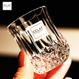 法国水晶玻璃家用白p酒杯高脚烈酒杯一口二两杯小酒杯套装