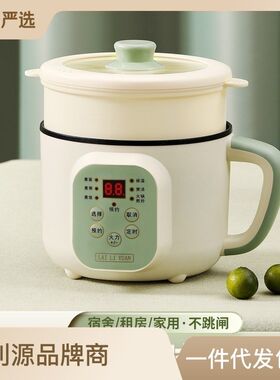 电热锅小型电煮锅智能迷你电饭锅蒸煮小电锅