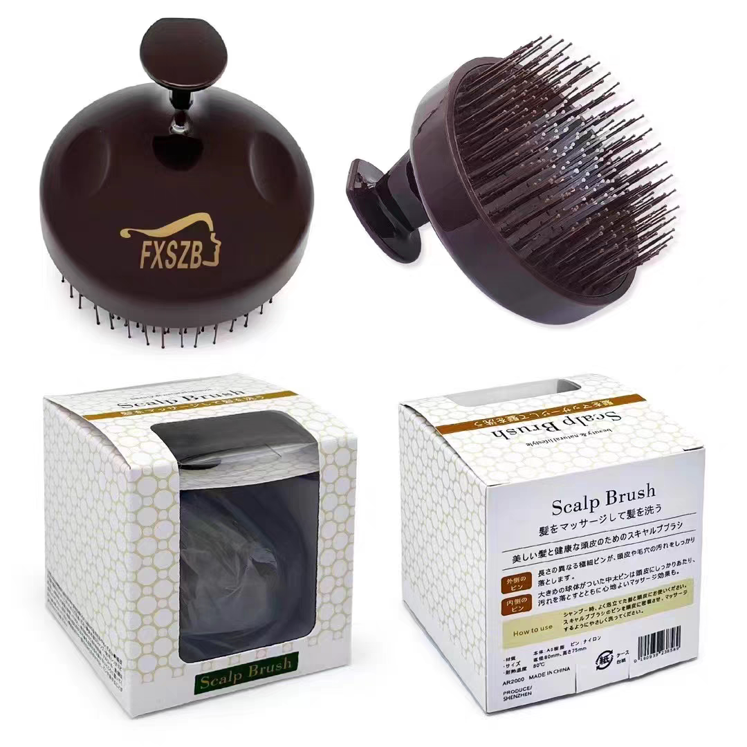 日本LaCasA同款洗头梳头皮按摩清洁梳子毛孔污垢湿发用洗发梳