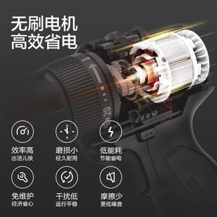 胜手电钻家用锂电钻KU202KU2电02电动螺 卡无钻刷冲击KU362充电式