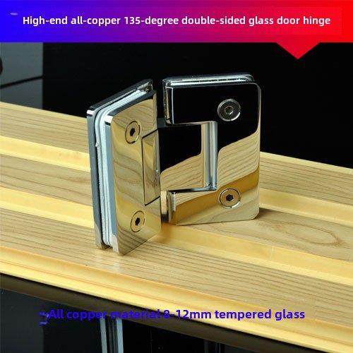 全铜玻璃铰炼/铜135度菱形浴室夹/玻璃铰炼浴室玻璃门铰炼,基础建材,浴室玻璃夹,淘宝优惠券,粉丝福利购,淘宝优惠卷