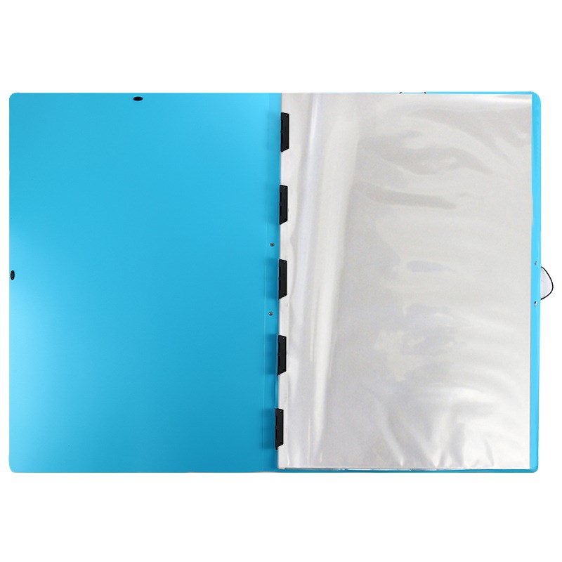 康百A1手提收藏册文件夹多层画夹收纳透明插页袋画夹活页资料册