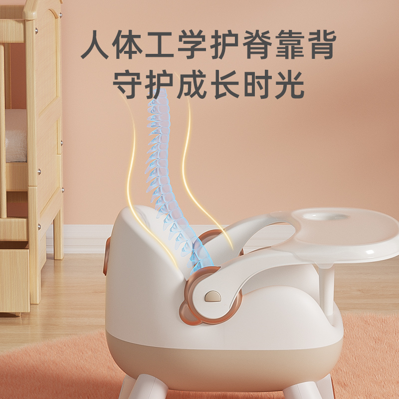 儿童椅子靠背一岁小宝宝家用小板凳叫叫椅塑料凳子吃饭餐椅矮椅子