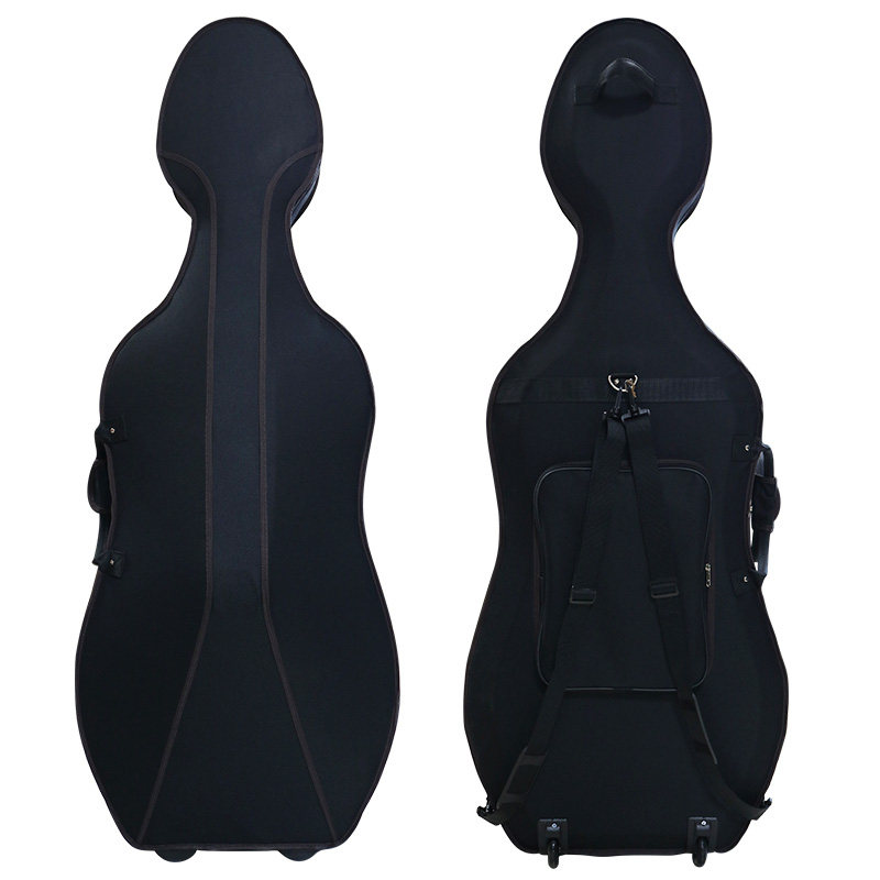 大提琴盒子琴盒包超轻琴包加厚琴袋子琴箱盒儿童背带二分之一配件