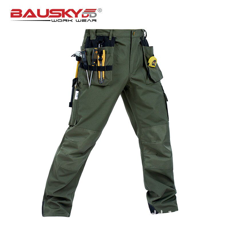 保世基工装B131工作服劳保男女长裤多口袋耐磨结实机修裤宽松