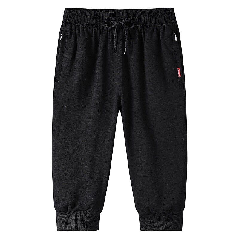 2025春季男士七分裤休闲运动裤宽松弹力中裤薄款外穿男式大裤衩潮