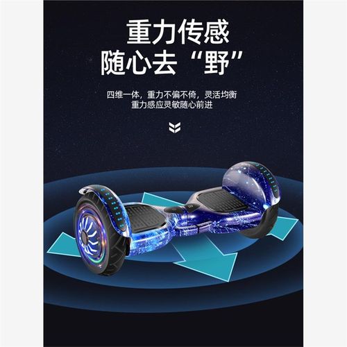 儿童智能电动自平衡车3一6一12无杆10一15平行车成人代步2024新款