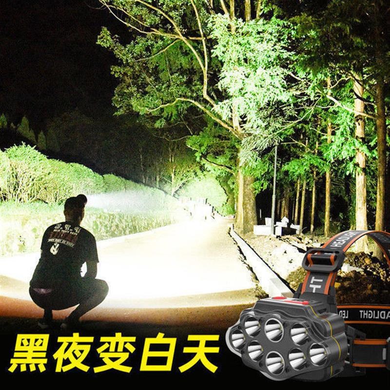 电动车车灯免接线外置前灯自行x车强光夜骑led大灯充电改防水改装