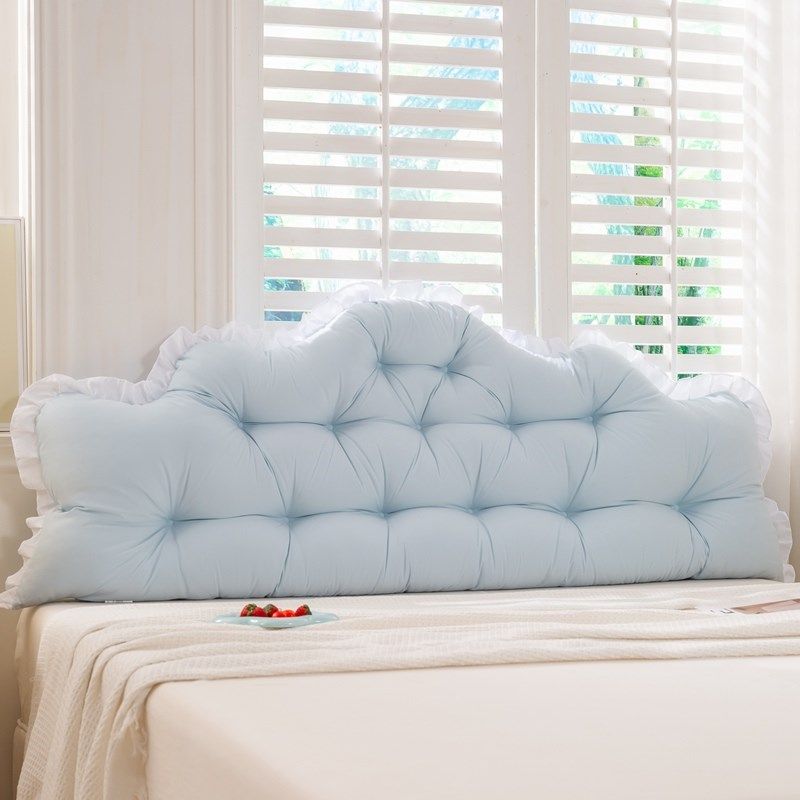 夏天清新床头大靠背卧室加高护腰靠枕学生宿舍床上玩手机靠垫绑带,居家布艺,床头靠垫,淘宝优惠券,粉丝福利购,淘宝优惠卷