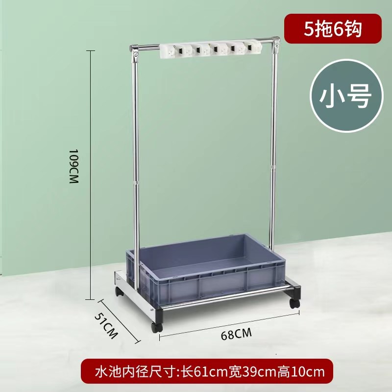 不锈钢拖把架商用可移动拖把架免打孔拖把架落地式拖把架工厂学校