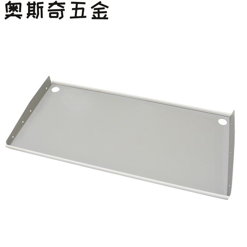 办公桌钢制键盘托架支撑架电脑键盘抽屉托盘桌底板托二节导轨吊装