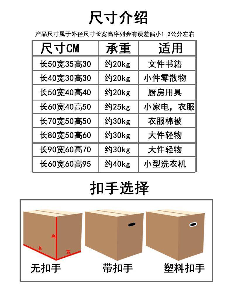 常州搬家纸箱打包快递物流大号纸箱子定制包装箱定制纸板箱瓦楞纸