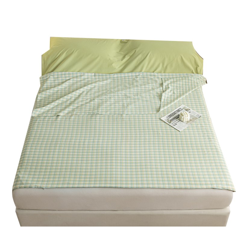 全棉旅游隔脏睡袋被套便携一体式床单出差旅行旅睡宝四件套